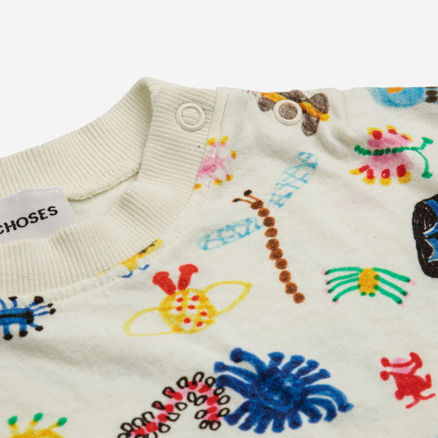 BABY FUNNY INSECTS ALL OVER T-SHIRT
