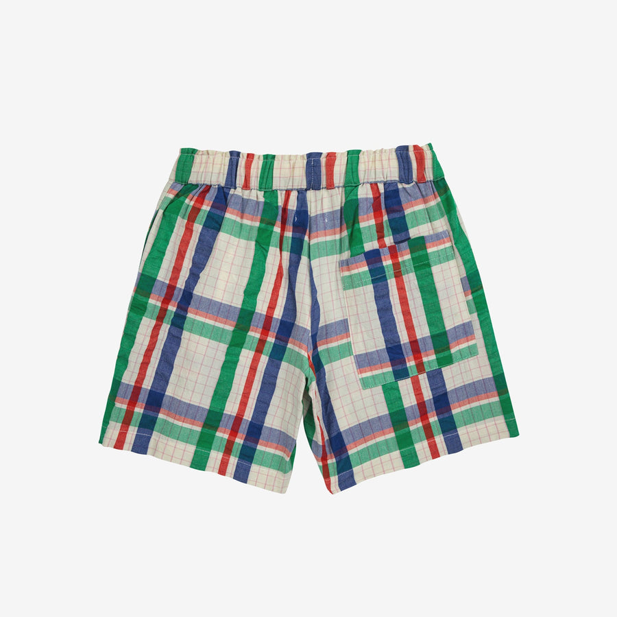 MADRAS CHECKS WOVEN BERMUDA SHORTS