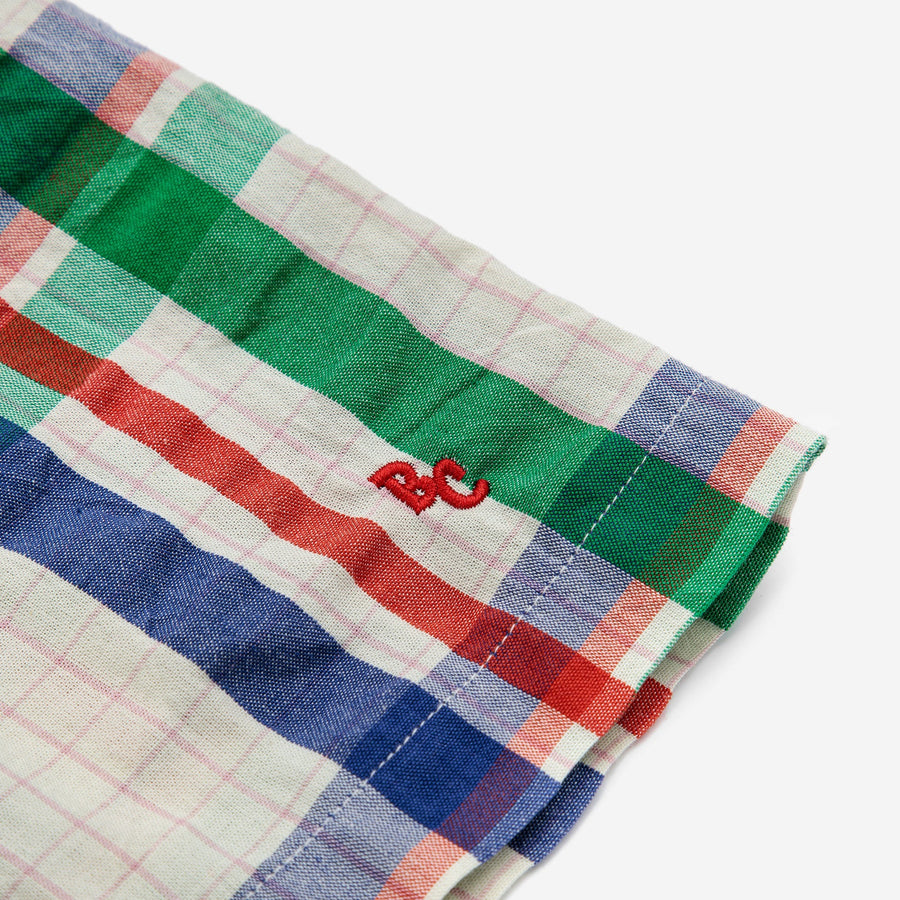 MADRAS CHECKS WOVEN BERMUDA SHORTS