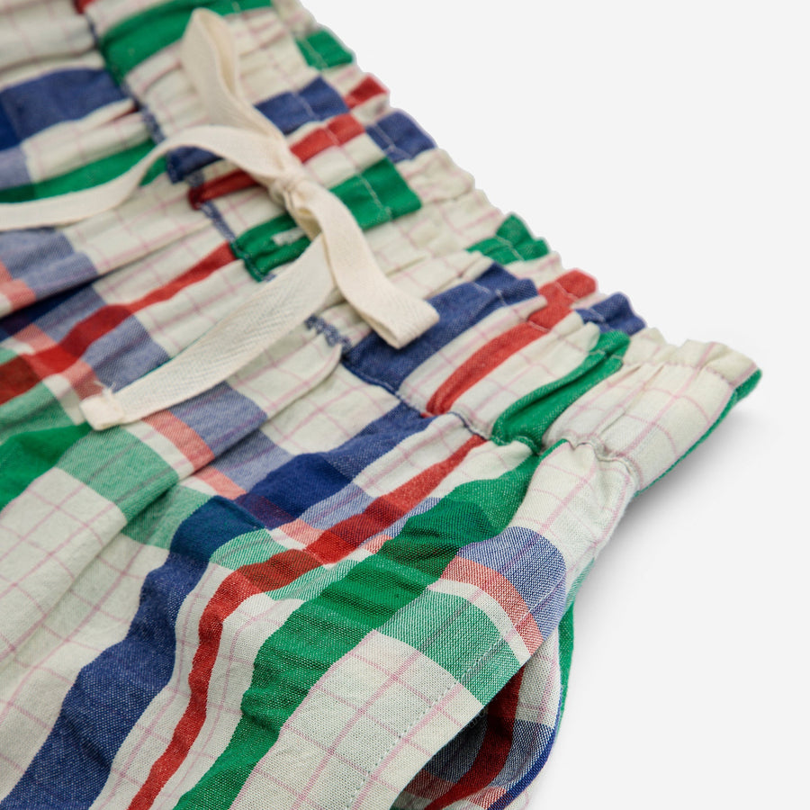 MADRAS CHECKS WOVEN BERMUDA SHORTS