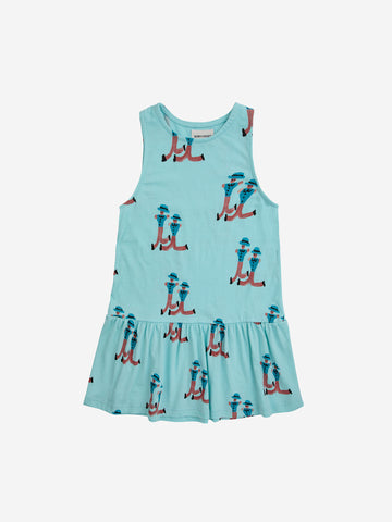 DANCING GIANTS ALL-OVER DRESS
