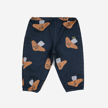 BABY MR. MUSHROOM ALL OVER WOVEN PANTS