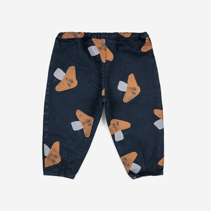 BABY MR. MUSHROOM ALL OVER WOVEN PANTS