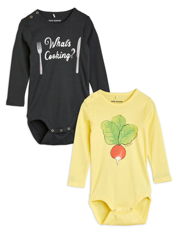 GASTRONOMIC BODYSUIT 2-PACK