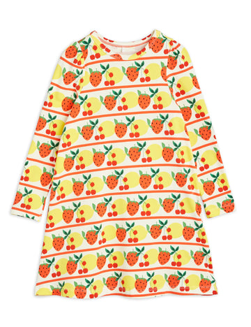 FRUITS LONG SLEEVE DRESS