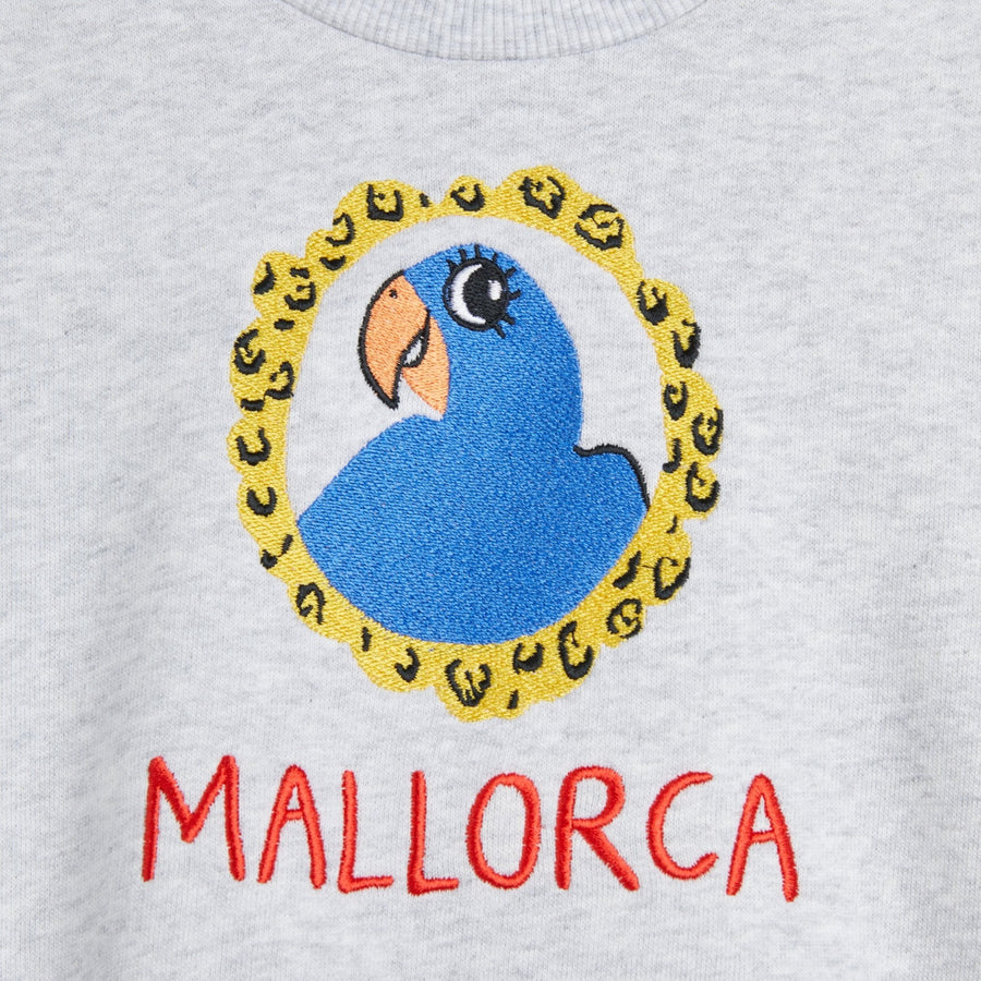 PARROT EMBROIDERED SWEATSHIRT