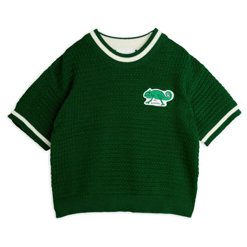 LIZARD CROCHET KNIT T-SHIRT