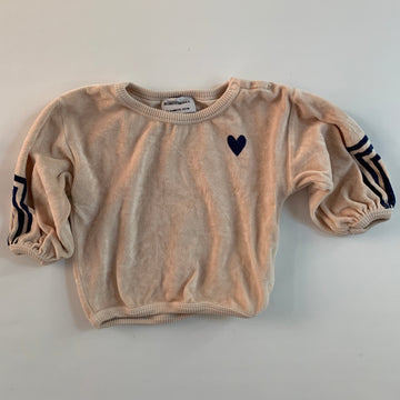 VELVET HEART SWEATSHIRT