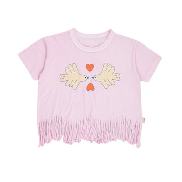 DOVES TEE - LIGHT PINK