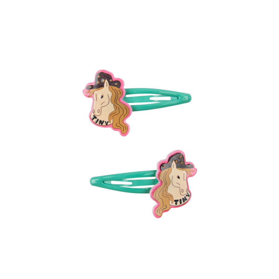 HORSE HAIR CLIPS SET
