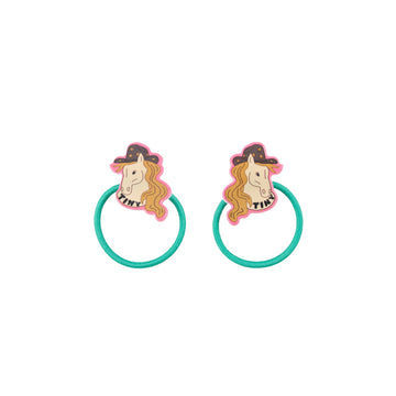 TINY HORSE HAIR RUBBER SET