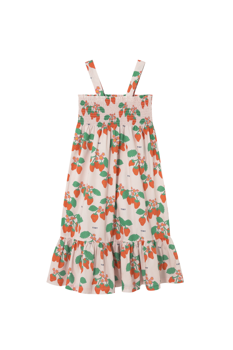 STRAWBERRIES WOVEN DRESS