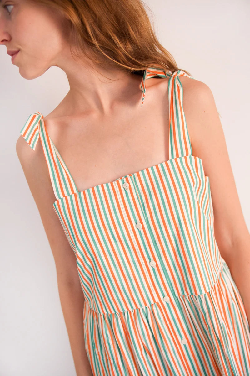 STRIPED STRAPS DRESS ⎸ ADULT