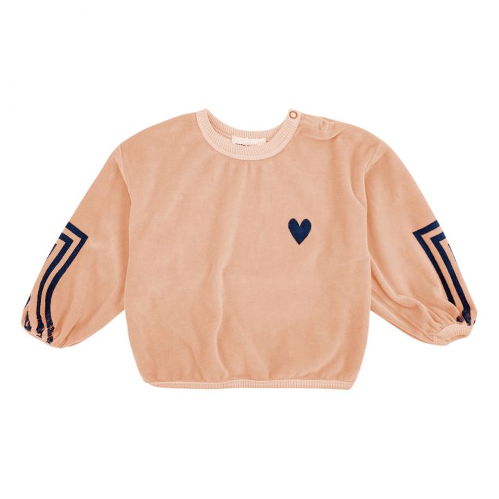 VELVET HEART SWEATSHIRT