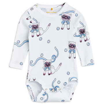 SIAMESE CAT LONG SLEEVE BODYSUIT