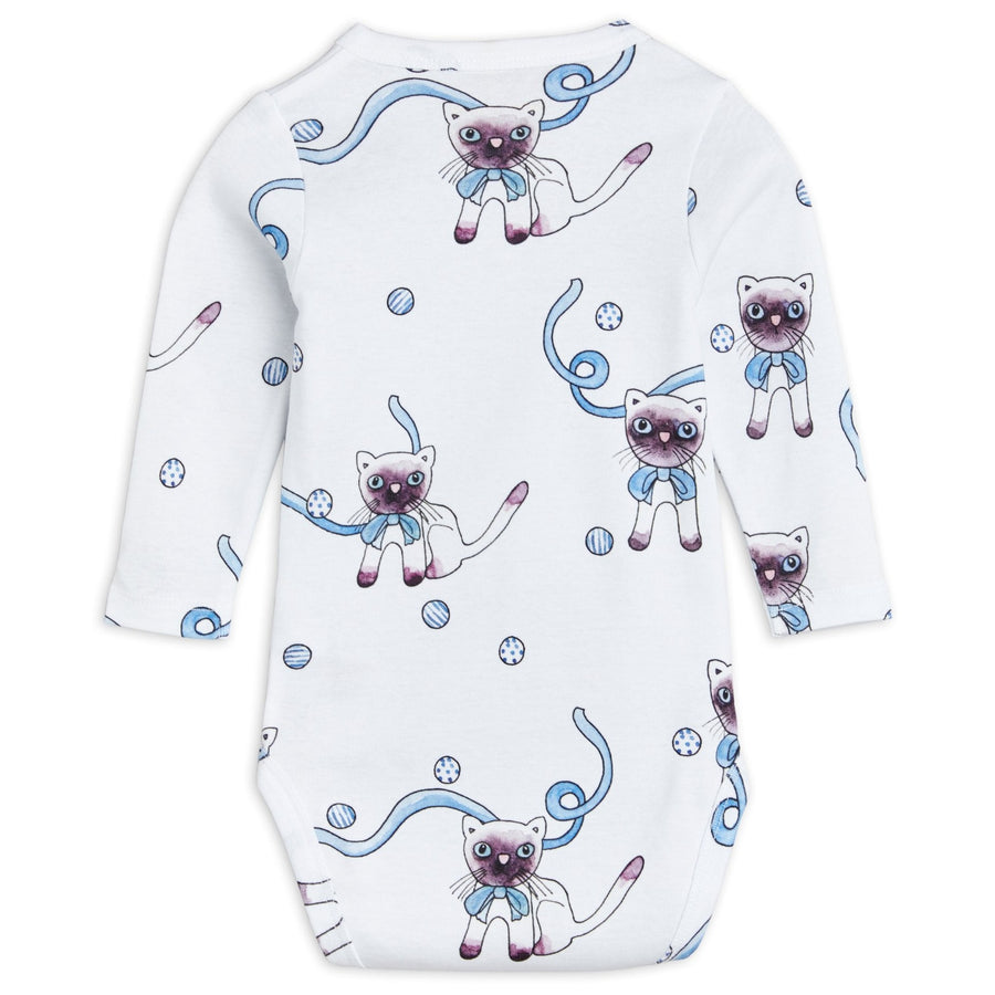 SIAMESE CAT LONG SLEEVE BODYSUIT