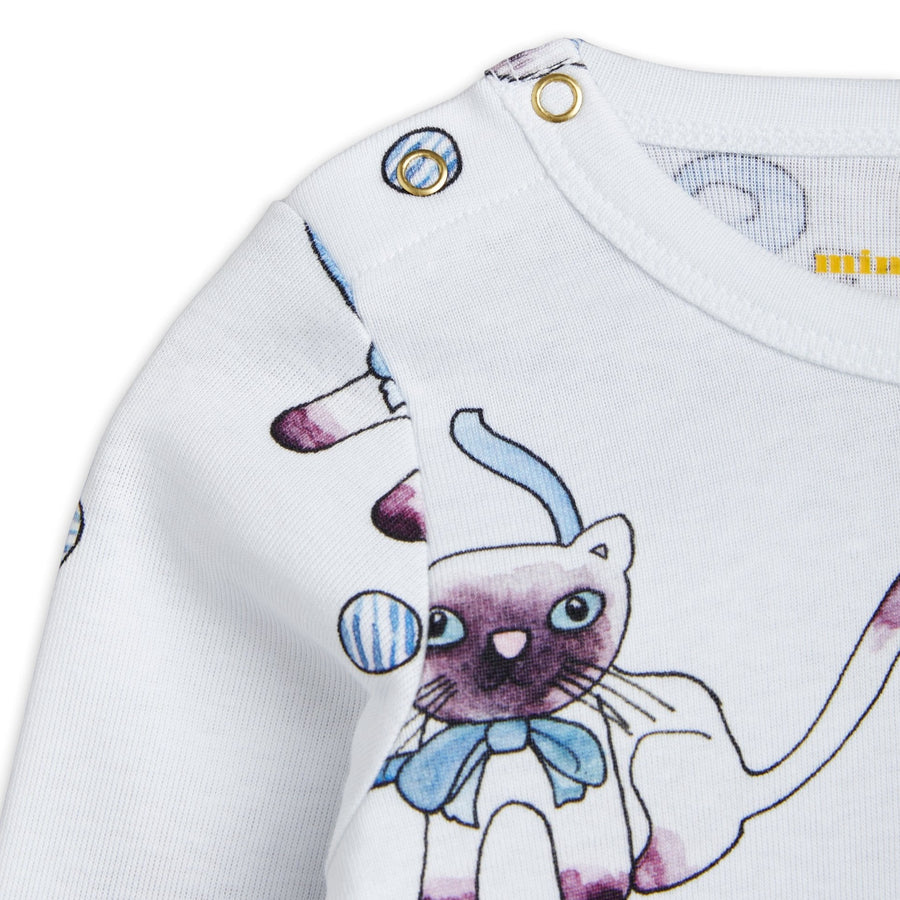 SIAMESE CAT LONG SLEEVE BODYSUIT