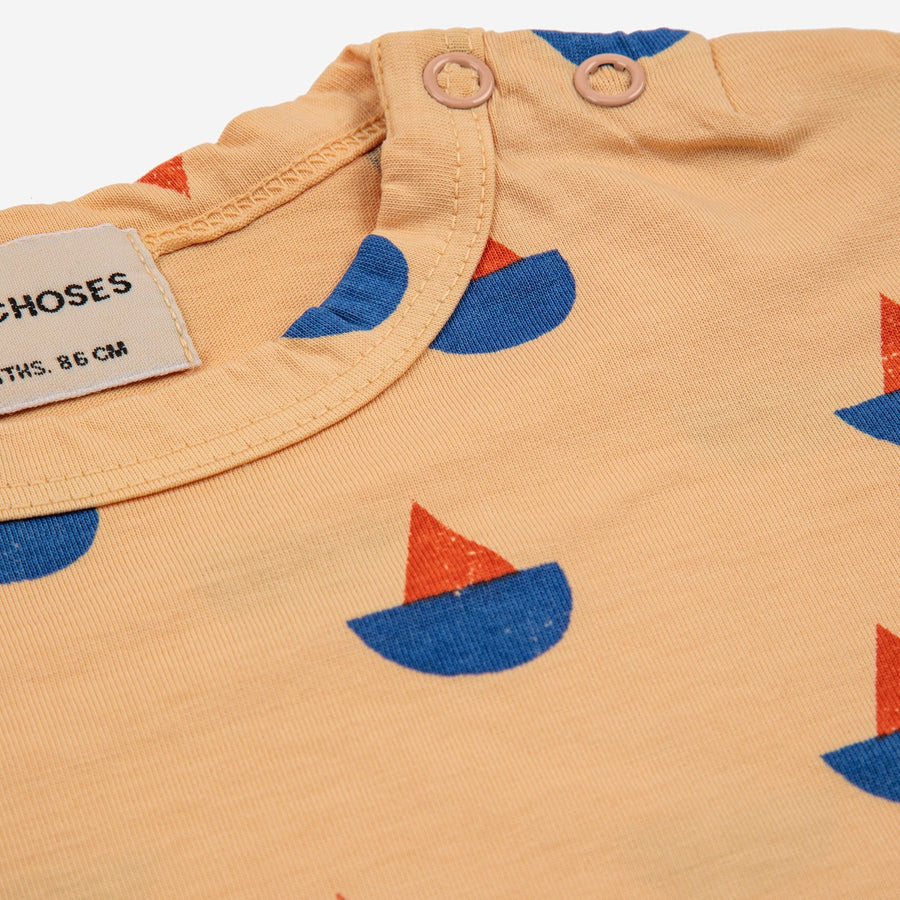 SAIL BOAT ALL OVER BABY T-SHIRT