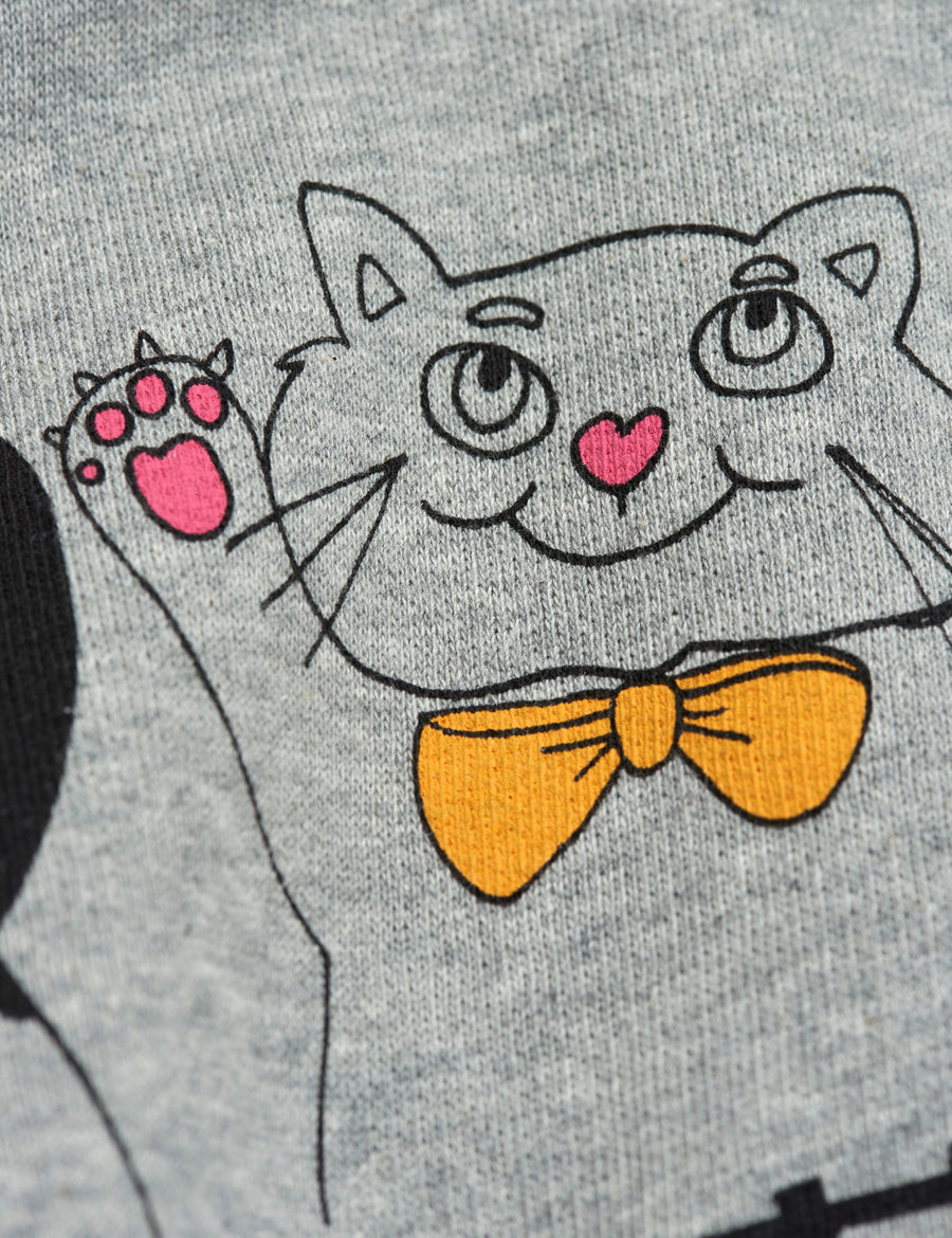CAT AND PANDA SWEATSHIRT
