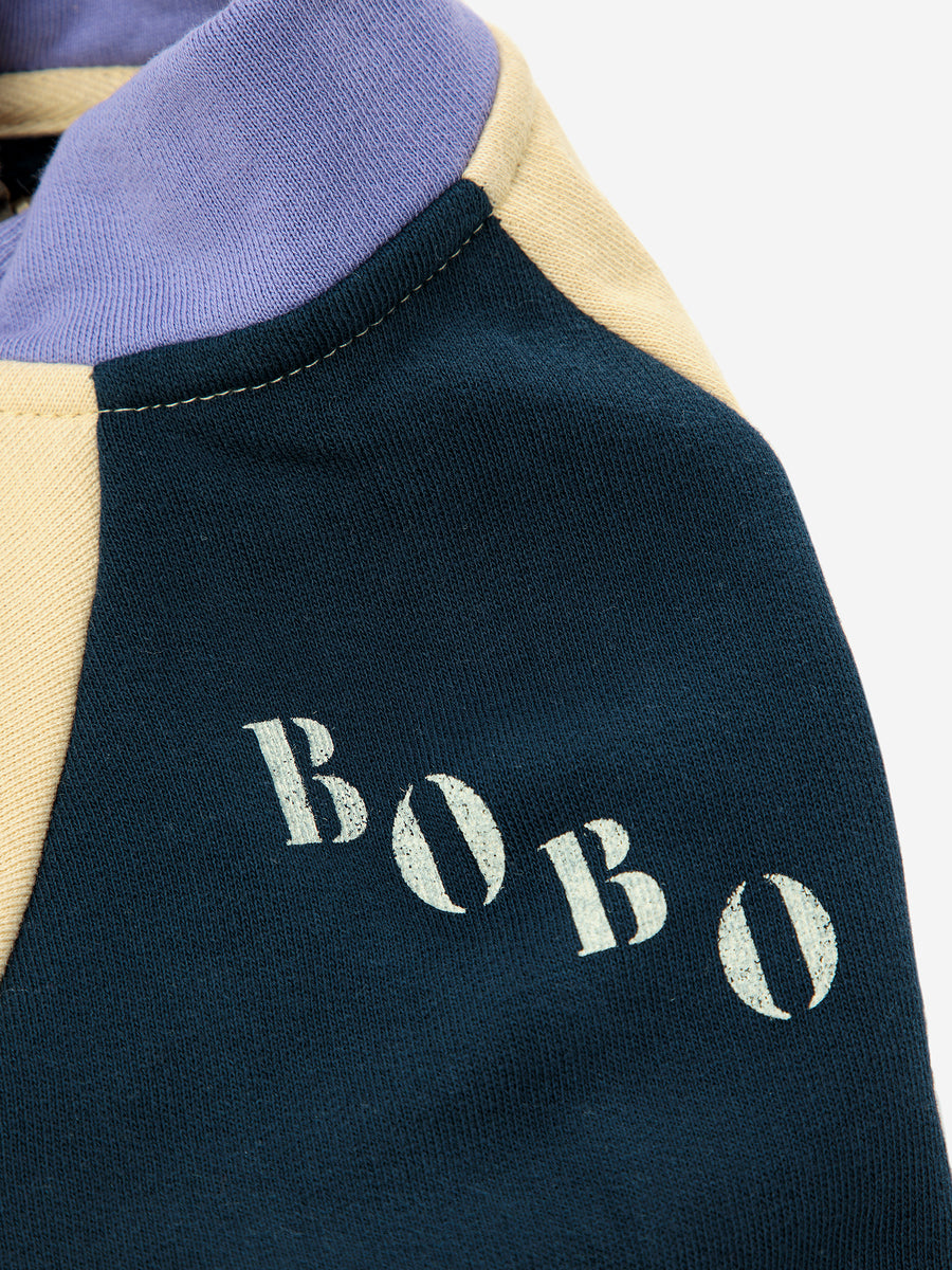 BOBO DIAGONAL COLOR BLOCK SWEATSHIRT