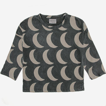 MOON ALL OVER LONG SLEEVE T-SHIRT