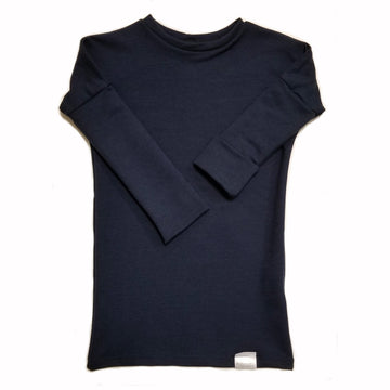 FRENCH TERRY GROW WITH ME SHIRT - NAVY