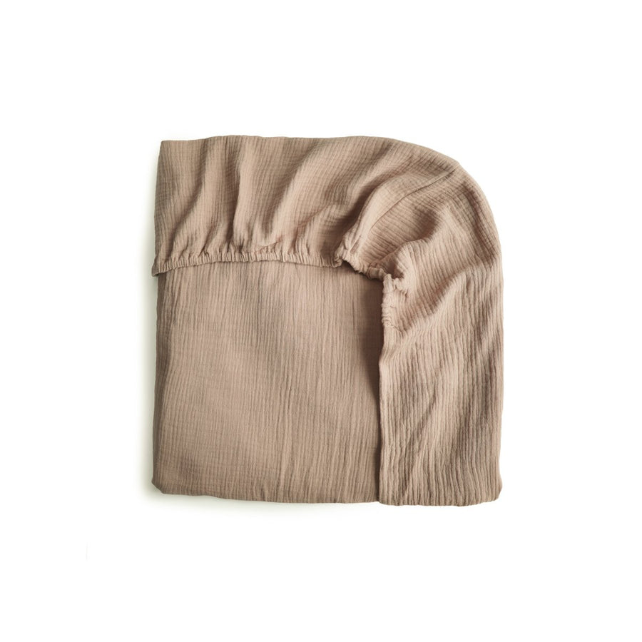 EXTRA SOFT MUSLIN CRIB SHEET⎜NATURAL