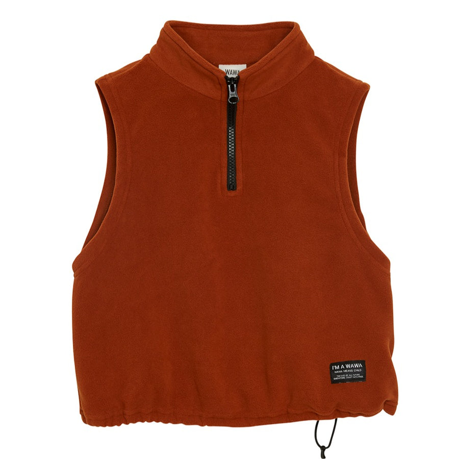 FLEECE CARAMEL VEST